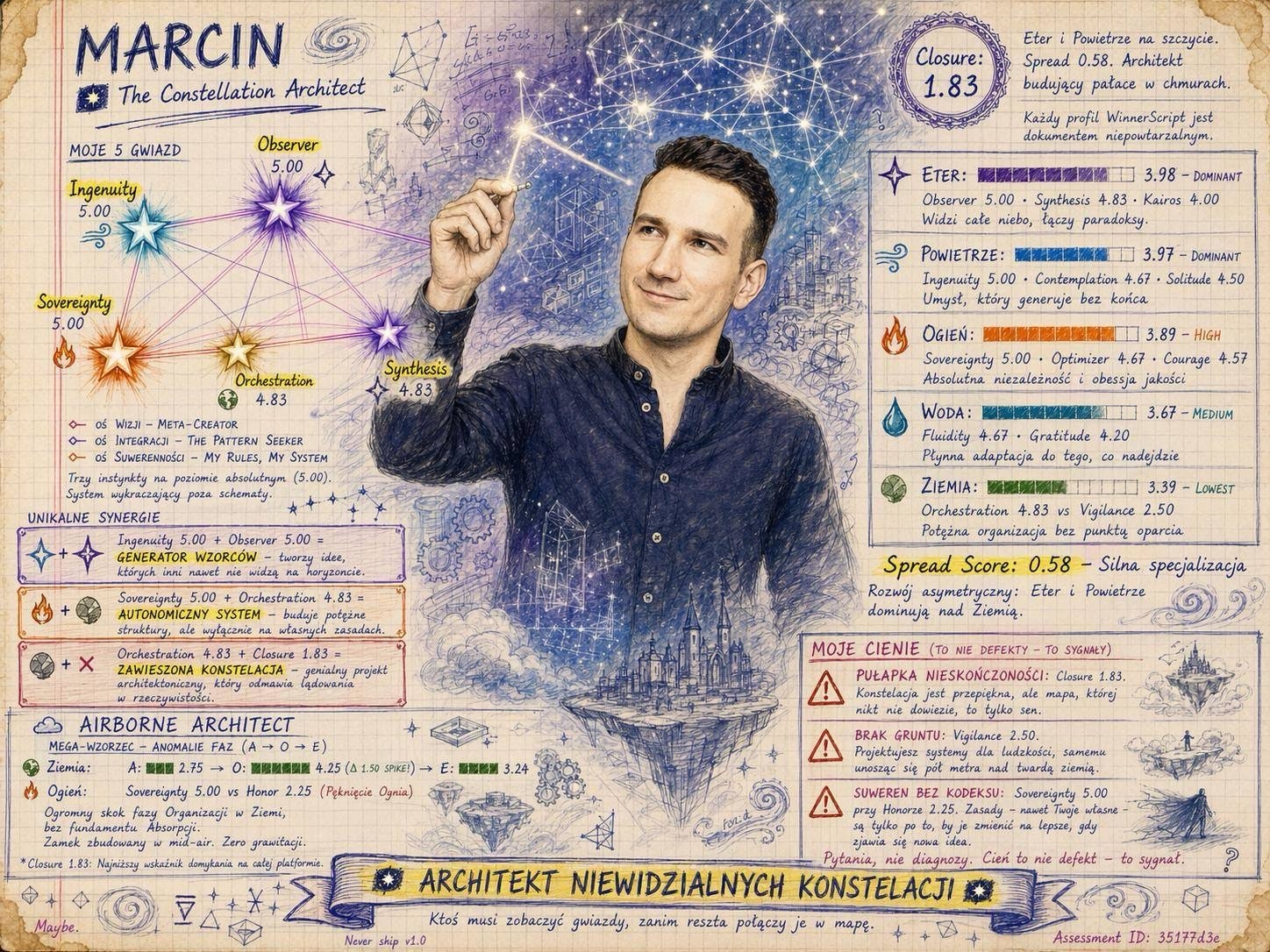 Profil Marcina O. - Architekt Konstelacji